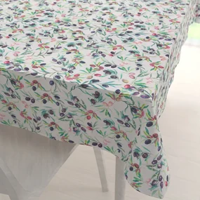 Biante Dekoračný obdĺžnikový obrus Leona LN-145 Olivy na režnom 60x100 cm