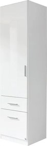 Šatníková skriňa Celle, biela