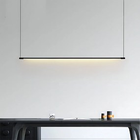 Toolight Toolight, LED závesné osvetlenie 120cm, 15W, 3000K, LHJ031-CP, čierna matná, OSW-50014