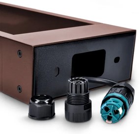 Brilagi - LED vonkajšia lampa CROTONE LED/7W/230V hnedá IP54 80 cm