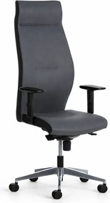 Dispečerské záťažové kreslo MEGA PLUS, tmavo sivá