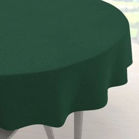 Biante Dekoračný okrúhly obrus BKS-412 Zelený Ø 120 cm