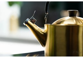 Varná kanvica z nehrdzavejúcej ocele v zlatej farbe 1,5 l Diamante – Vialli Design