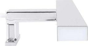 Mereo Mereo, Led kúpeľňové osvetlenie nad zrkadlo, strieborné, 40 cm, 7 W, 455 lm, 4000 K, IP44, 230 V, MER-CN700G40