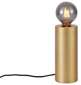 Moderná stolná lampa mosadzná 24 cm - Cylinder