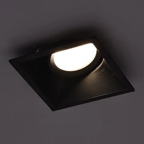 Podhľadové svietidlo Square3, 1x čierne kovové tienidlo, (možnosť polohovania), b