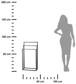 Vešiak na uteráky 85x45 cm