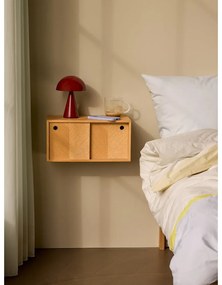 Nástenná polica z dubového dreva Hübsch Herringbone