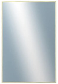DANTIK - Zrkadlo v rámu, rozmer s rámom 40x60 cm z lišty Hliník zlatá lesklá (7001001)
