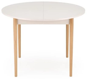 Rozkládací jídelní stůl Pivot 102/141 cm kašmírový/buk