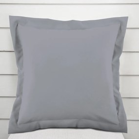 Biante Dekoračná obliečka na vankúš s lemom Rongo RG-068 Sivá 40 x 60 cm
