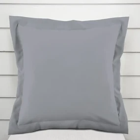 Biante Dekoračná obliečka na vankúš s lemom Rongo RG-068 Sivá 50 x 50 cm
