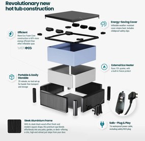 Rám Whirlpool CF ADRIATIC 6 BLACK WOOD
