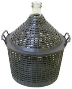 Demižón 15l sklo,v plast KLC