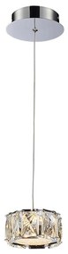 LUXERA 62416 - LED krištáľový luster na lanku KNOX LED/5W/230V