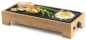 DOMO DO9270G stolný elektrický gril Plancha BambooStyle, M