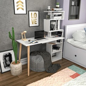 Pracovný stôl Vina White