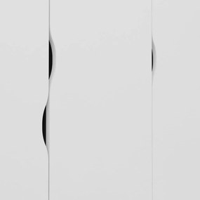 Biela šatníková skriňa Tvilum Oslo, 147 x 200 cm