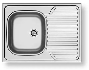 Pyramis 101041501 - Kuchynský drez CORE 80x60 cm satinovaný