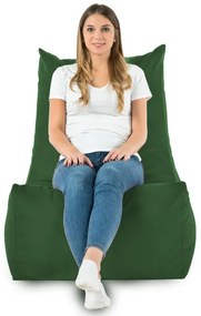 Moderné kreslo DISTINTO tmavo zelená