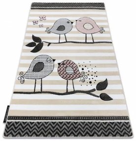 Koberec PETIT BIRDS VTÁČIKY krém