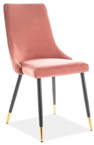 Jedálenská stolička Polly (ružová + sivá + zlatá). Vlastná spoľahlivá doprava až k Vám domov. 1050725