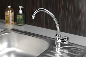 Aqualine Aqualine, Stojánkový ventil 1/2´´, otočná hubica, chróm, ZY1807