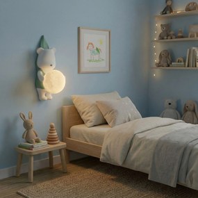 Toolight G169-1W, detské nástenné svietidlo macko v tričku, 1xG9, G169-1W BLUE, OSW-07809