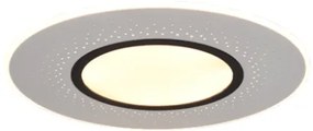 VERUS L | Stropne prisadené okrúhle niklové LED svietidlo