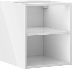Mexen Box-A, otvorená skrinka s policou 40 cm, lesklá biela, 91AX2-0400-470-0-00