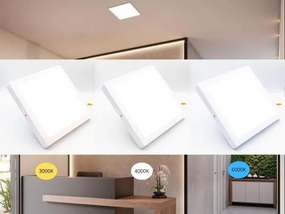 Moderné svietidlo NEDES LED panel prisadený 24W CCT LPL435