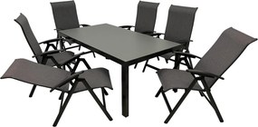 Doppler LUNA YELMO ALU, polohovacie kreslá, 6+1