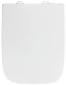 WENKO 24334100-WC sedadlo EXCLUSIVE 46,5 x 37 cm biela/strieborná