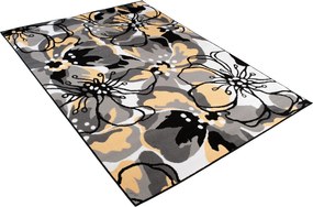 TA Koberec Z907A BLACK MAYA PP EYM Sivý Obdĺžnikový Rozmer: 130x190 cm