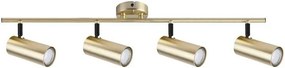 Candellux Mosadzné stropné svietidlo Colly pre žiarovku 4x GU10 94-01740