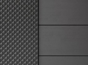 Komoda so zásuvkami Raven, čierna