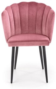 Designová stolička Zelo ružová