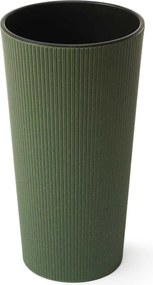 Květináč URBANIKA ECO Wood 46,6x25,5 cm zelený