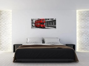 Obraz -Londýn s autobusom (120x50 cm)