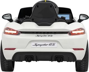 Elektrické autíčko Porsche Spyder RS 718 biele