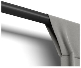 Oceľová roztiahnuteľná garniža 81 - 163 cm Zen – Umbra