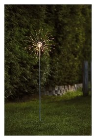 Vonkajšia zapichovatelná svetelná dekorácia Star Trading Outdoor Firework Flattio, výška 110 cm