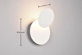 Biele LED nástenné svietidlo Mio – Trio
