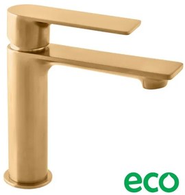 RAV SLEZÁK Nil umývadlová batéria bez výpuste kartáčovaná zlatá NL126.5ZK