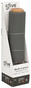 Elektrický mlynček na korenie Modern Gray, 22,5 cm