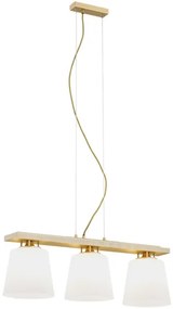 Argon 6250 - Luster na lanku ARDEN 3xE27/15W/230V zlatá