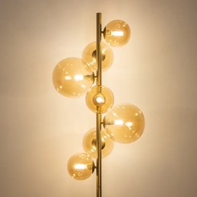 Brilagi - LED Stojacia lampa MILLA 7xG9/3W/230V zlatá