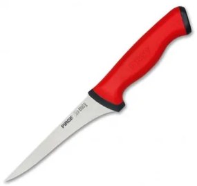 řeznický vykošťovací nůž 140 mm - červený, Pirge DUO Butcher