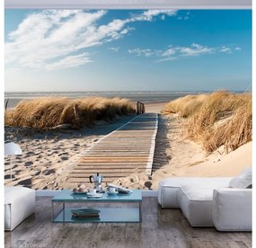 Artgeist Fototapeta - North Sea beach, Langeoog Veľkosť: 196x154, Verzia: Samolepiaca