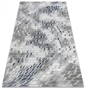 Koberec AKRYL VALS 8375 Geometricky, slonia kosť / sivý